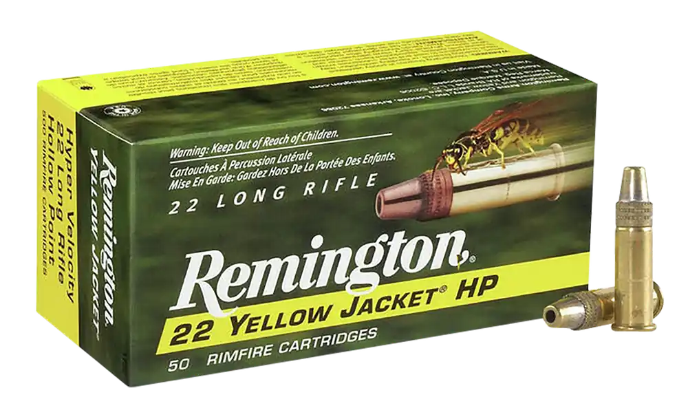 Remington Yellow Jacket 22LR 33gr TCHP Ammo - 50/Box