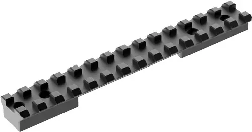 Remington 700 Short Action Steel 20 MOA NATO Rail - Black Audere