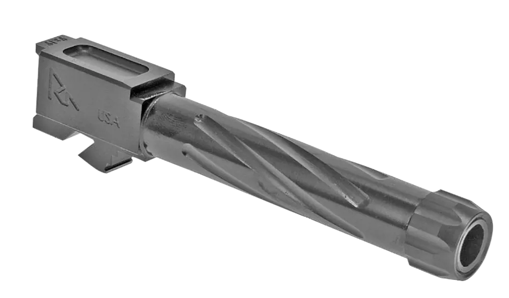Rival Arms Precision V1 9mm Threaded Barrel for Glock 19 Gen3-4, Stainless PVD Finish