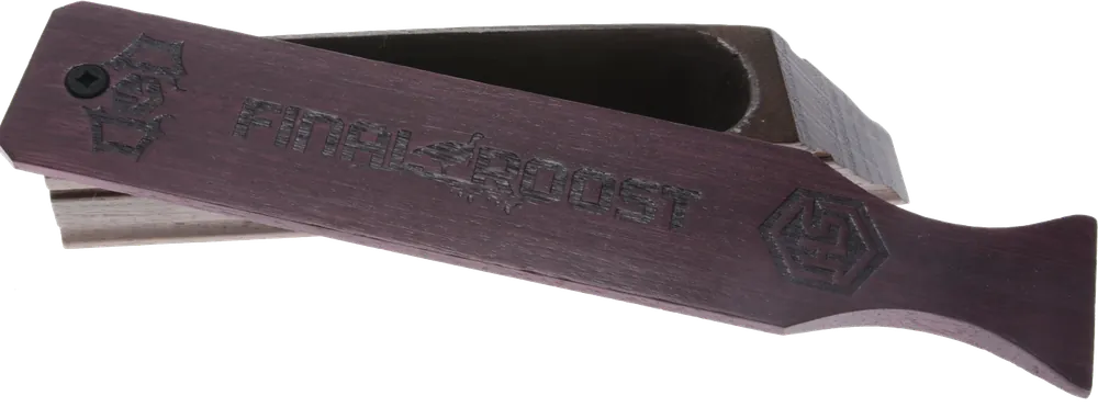 Drury Outdoors Signature Box Call: Walnut & Purple Heart Design for Turkey Hunting