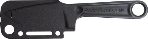 3" Blackout Plain Edge Wrench Knife with Sheath - KA-BAR Forged