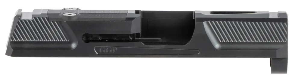 Grey Ghost Precision GGP365 Version 2 Slide for Sig P365 with Optic Cut and Black DLC Finish