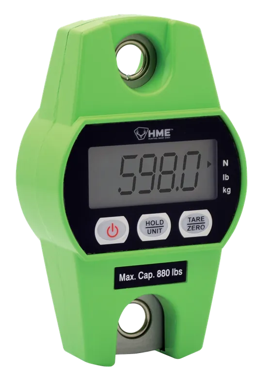 HME SCALE Digital Game Scale - Green, 880 lbs Capacity