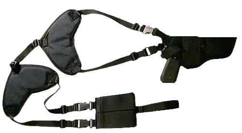 Bulldog WSHD31 Deluxe Nylon Shoulder Harness for 4-4.5" Large Frame Auto, Ambidextrous