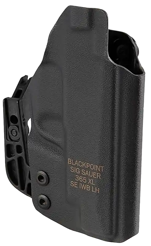 Sig Sauer P365XL Left-Handed IWB Holster with Belt Clip - Black Polymer