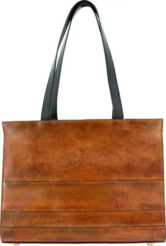 Hephaestus Apollo Con: Carry Structured Handbag in BrownCameleon