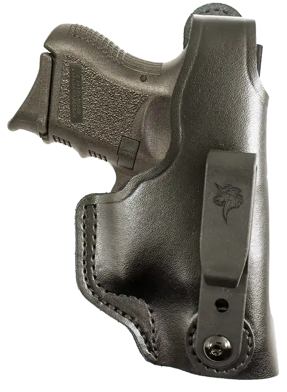 DeSantis Gunhide Dual Carry II Holster for Glock 26/Walther PPS - Right Handed, Black Leather