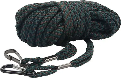 30ft Rope with Carabiner Clip for Treestand, Bow & Gun by Allen