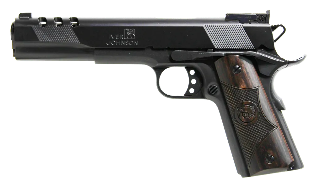 Iver Johnson Arms EAGLEXL45 1911 45 ACP 6" Ported Long Slide Pistol with Walnut Grip and Adjustable Sights