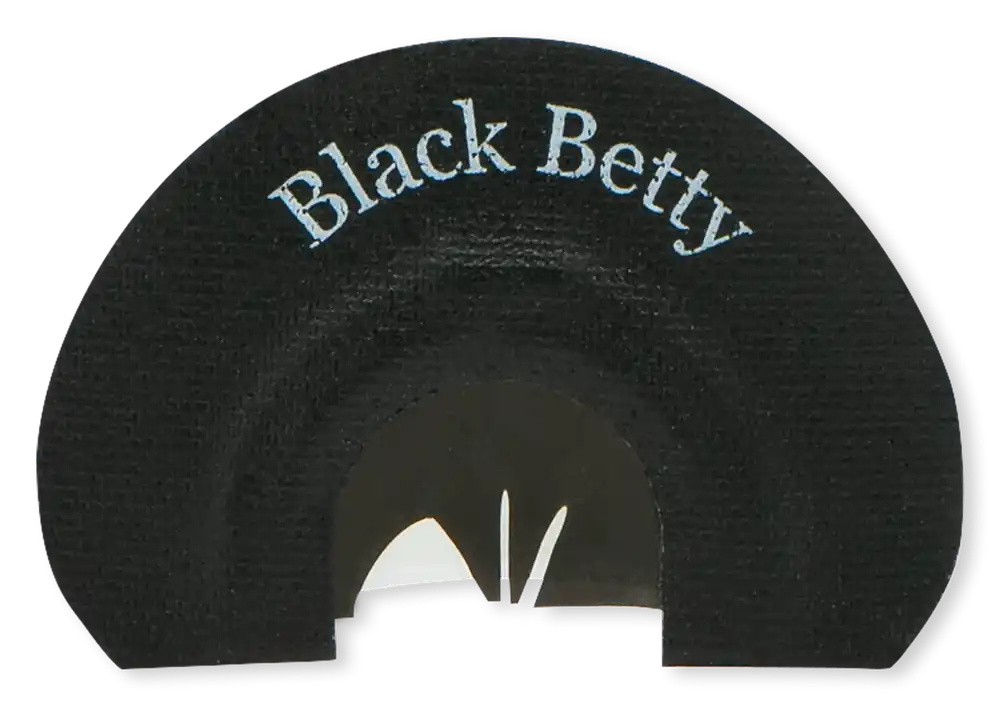 Black Betty Diaphragm Turkey Call - 3 Reed Snake Tongue Cut