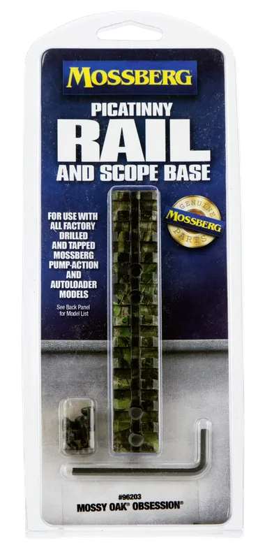 Mossberg 96203 Picatinny Rail/Scope Mount in Mossy Oak Obsession Pattern