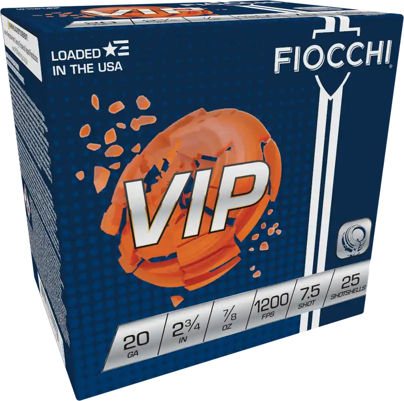 Fiocchi Exacta Target VIP 20 Gauge 7/8oz 7.5 Shot 25/Box