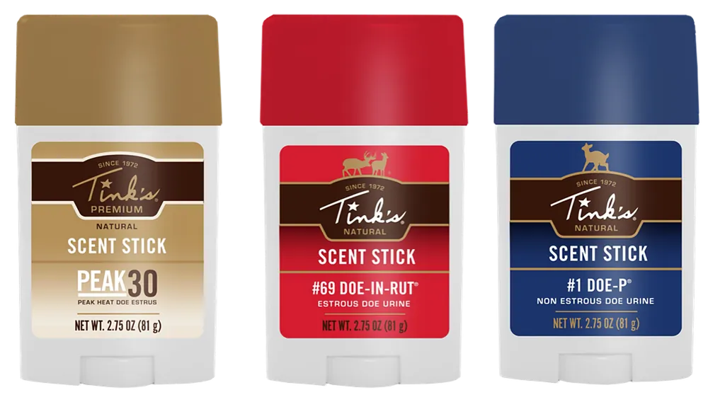 Tinks W6233 Deer Scent Stick 2.75 oz, 3-Pack