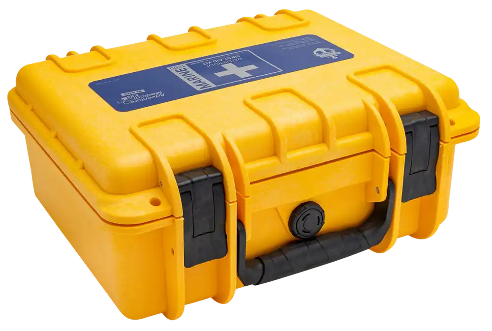 Marine 1500 Waterproof First Aid Kit for Injuries and Illnesses - Yellow
