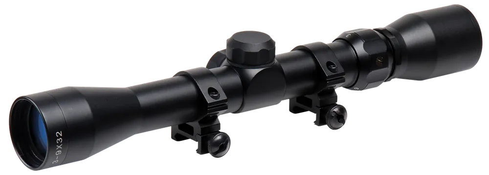 TruGlo TG-853932B Trushot 3-9x32mm Duplex Reticle Scope with Rings