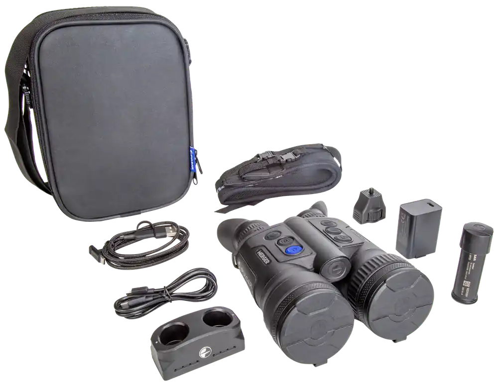 Pulsar PL77481 LRF XL50 Thermal Binocular with Laser Rangefinder 2.5-20x50mm - Black
