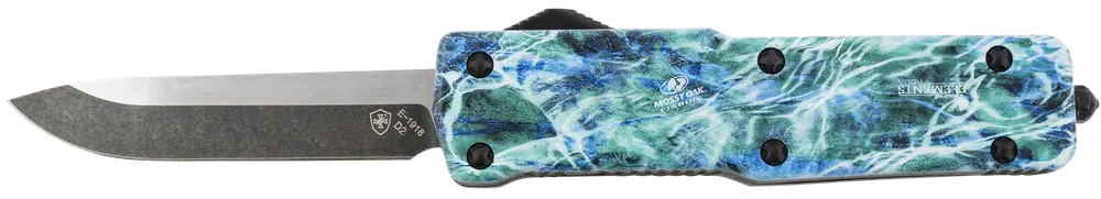Templar Knife SZMOS321: Premium 3" OTF Drop Point with Mossy Oak Seafoam Handle