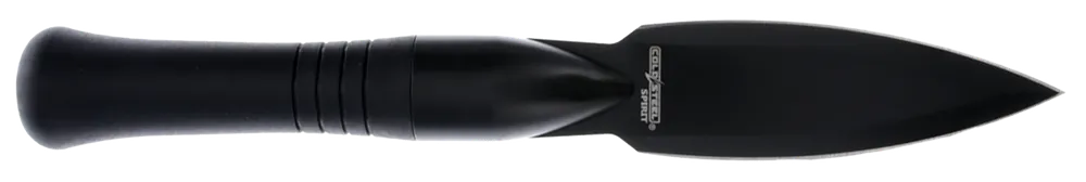 Cold Steel Spirit Spear Head with 4.25" Black 420 Stainless Steel Blade and 4" Handle