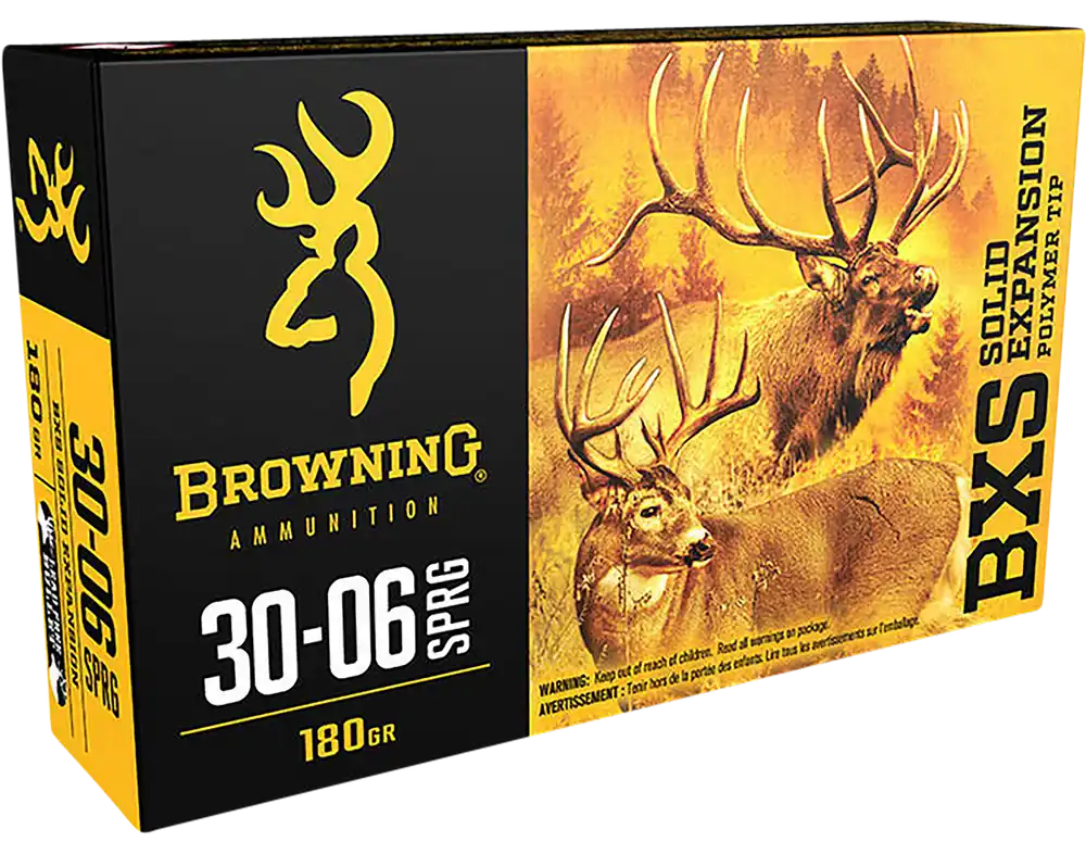 Browning BXS Copper Expansion 30-06 Springfield 180gr Lead-Free Ammo - 20 Rounds