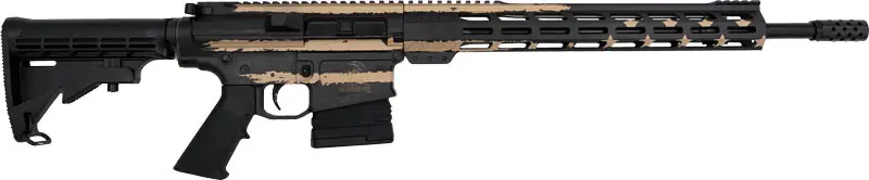 NITRIDE BBL DESERT FLAG 10-RD AR10 RIFLE .308 WIN 18"
