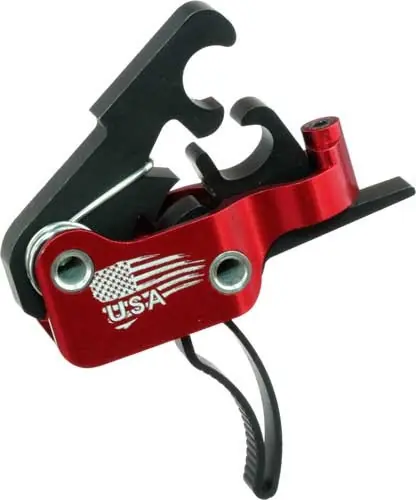 Curved Adjustable 2.75-4 lbs. Elftmann AR-15 Match Trigger