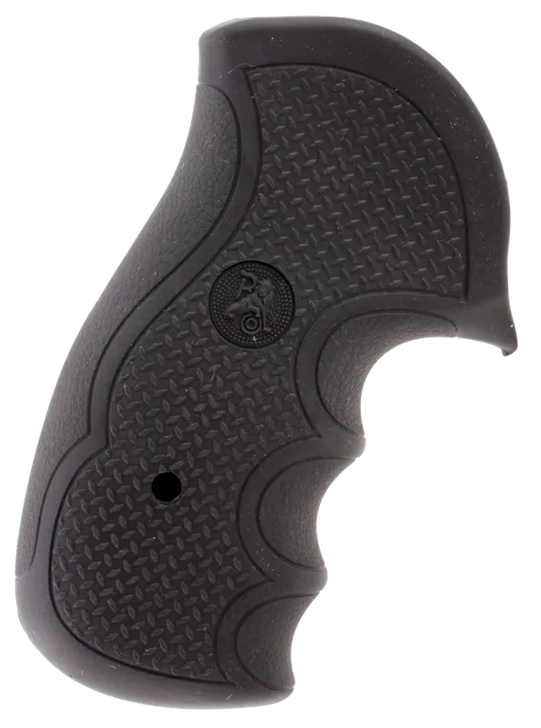 Pachmayr Diamond Pro Grip for Ruger GP100 - Black Rubber with Finger Grooves