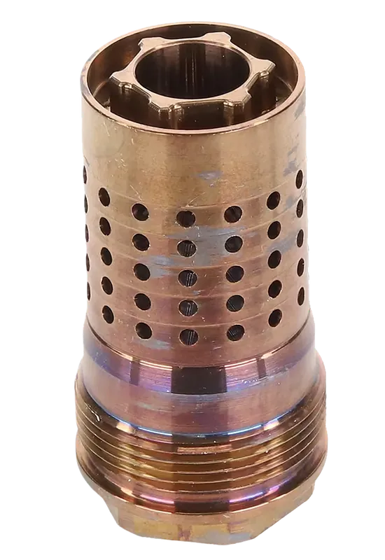 Q LLC Cherry Bomb Muzzle Brake 7.62 Stainless Steel 9/16"x24 Threads 1.64" OAL