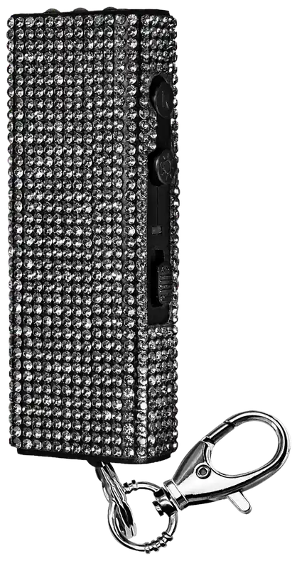 SKYLINE USA INC SGGDBOBK Stun Gun with LED Light and Keychain - Bring-It-On Black