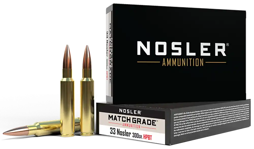 Nosler 60031 Match Grade 33Nosler 300gr HPBT 20/Box