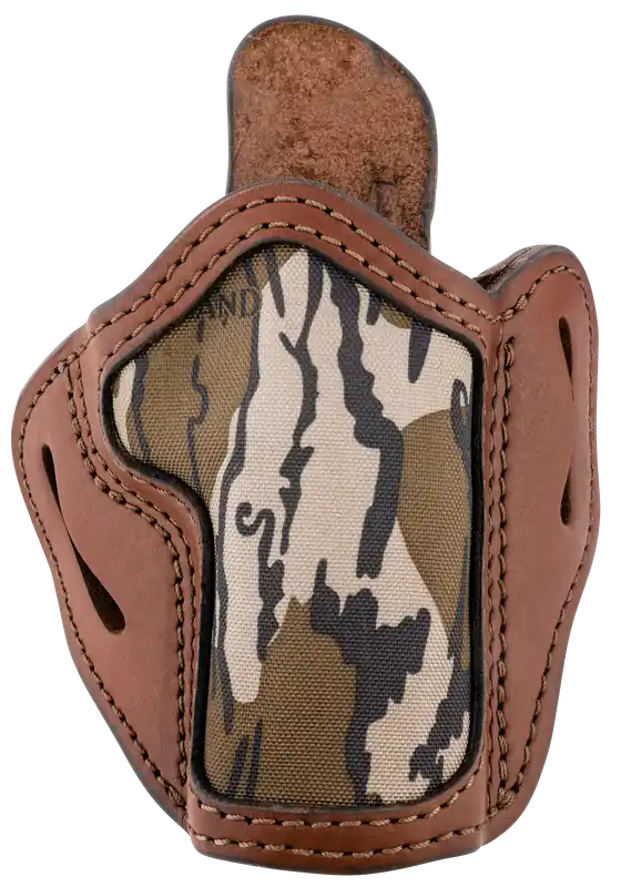 1791 Gunleather BH2.4 Optic Ready OWB Holster for Walther PPQ/Sig P320/Springfield XD-M - Brown/Mossy Oak Leather