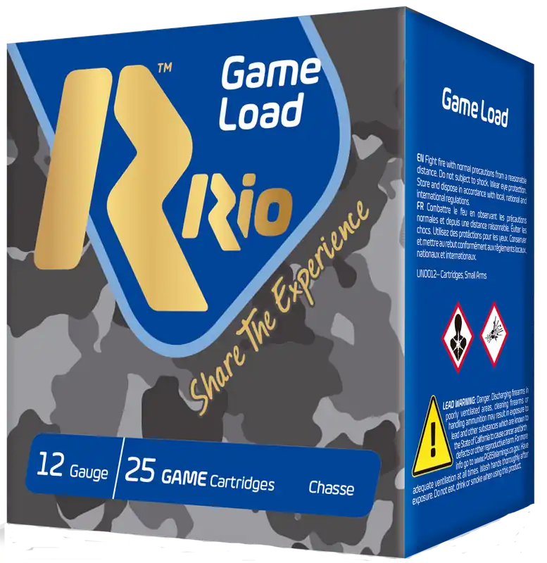Rio Ammunition SG3275 12 Gauge High Velocity Game Load 25/Box