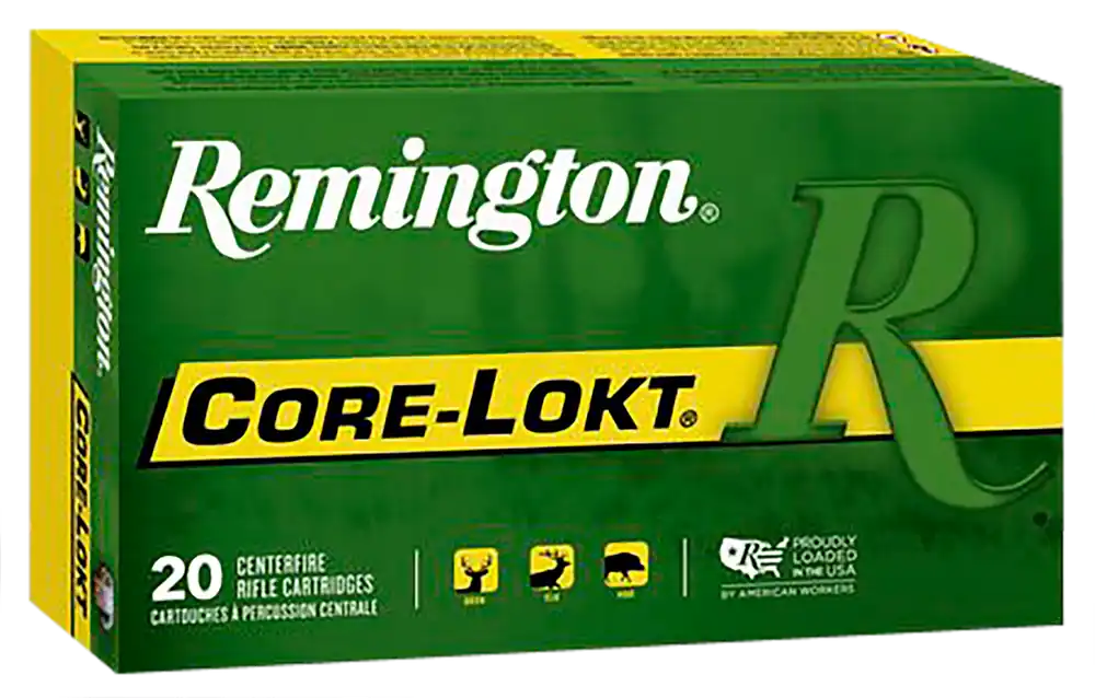 Remington 21407 Core-Lokt 30-06 Springfield 180gr Soft Point Ammo - 20/Box