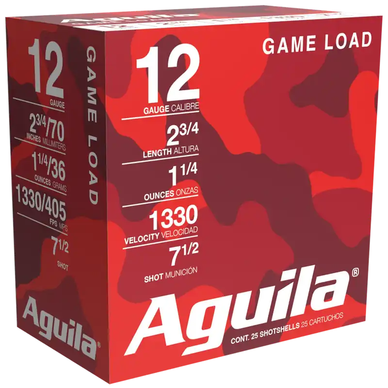 Aguila 12 Gauge Birdshot 7.5 Shot 25 Rounds