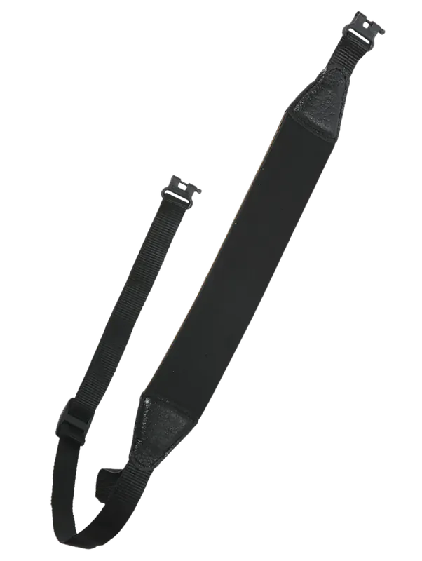 Elite Adjustable Black Leather/Neoprene Rifle/Shotgun Sling - Outdoor Connection NDS90063