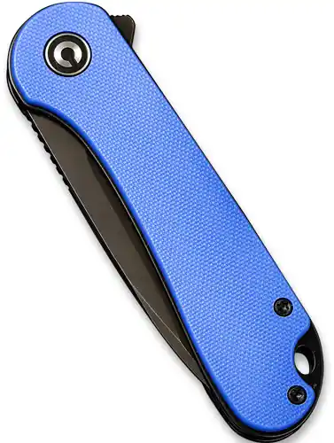 CIVIVI Elementum Knife 3.47" Blue G-10/Black Stonewash D2 Blade