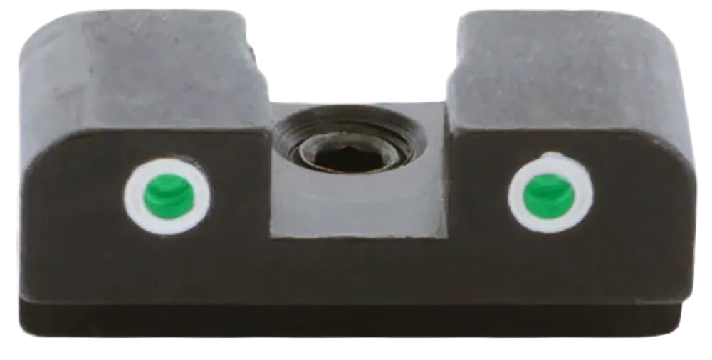 AmeriGlo XD191R Tritium Rear Sight for Springfield XD/Hellcat - Green Tritium with White Outline