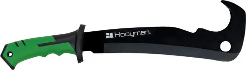 17.5" OAL Hooyman Hook'em Machete with Sheath