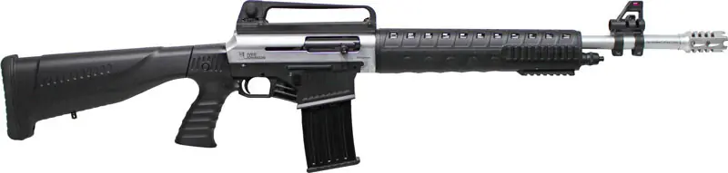 20" 5RD Nickel Blackiver Johnson Stryker 12GA 3" Shotgun