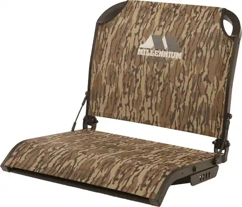 Millennium B100 Boat Seat with ARM REST STRAPS in MO Bottomland