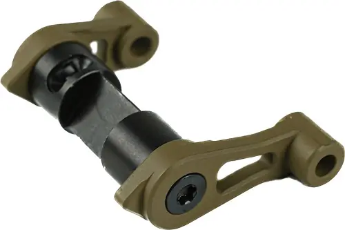 Ambidextrous Fulcrum Safety Selector 45/90 FDE by Armaspec