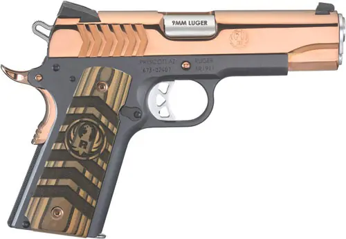 Ruger SR1911 9mm FS 9-Shot Commander Polished Rose (TALO) Edition