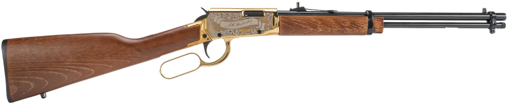 Rossi RL22181WDGDH Rio Bravo .22 LR Rifle with Gold Engraved Receiver and Hardwood Stock