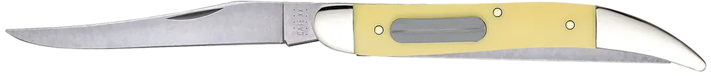 Case 00120 Fishing Knife with 3.40" Tru-Sharp SS Blade and Yellow Synthetic Handle