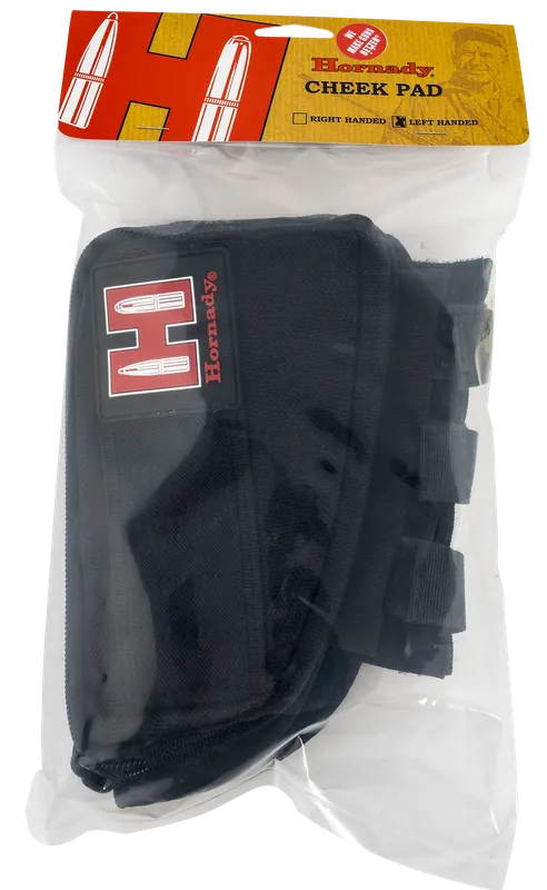 Hornady 99113 Left-Handed Black Cordura Rifle Cheek Piece with 5-Round Capacity