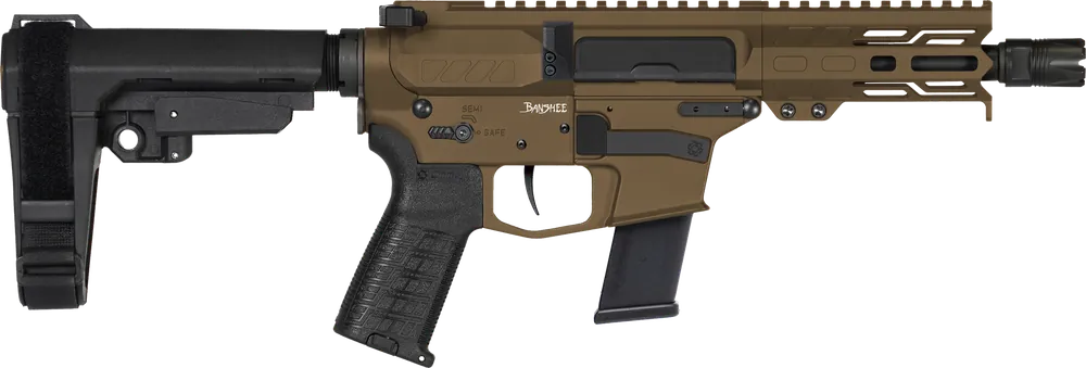 CMMG Banshee MKG 45 ACP Pistol with Midnight Bronze Finish and M-LOK Handguards