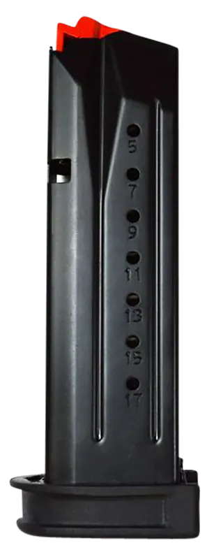 Steyr Arms A2 MF 9mm Luger 17-Round Black Stainless Steel Magazine