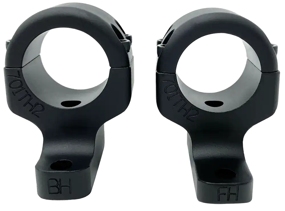 DNZ 701H2 Game Reaper 2 Matte Black 1" Scope Mount/Ring Combo for Howa