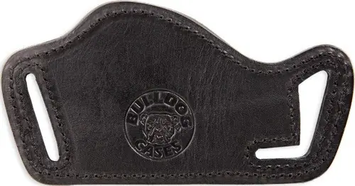 Black Bulldog Lay Flat Belt Slide Holster for Small/Medium Frame Autos