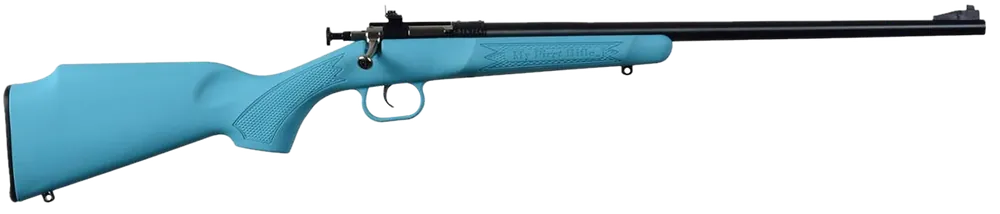Crickett KSA302 Youth .22 Rifle with Blued Barrel & Blue Synthetic Stock