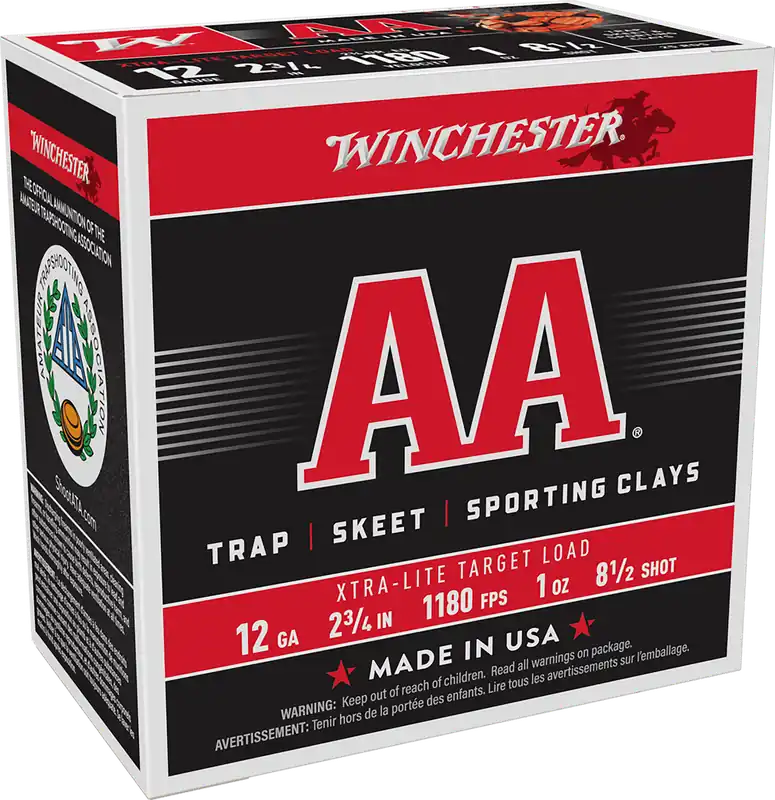 Winchester AA Xtra-Lite 12 Gauge 1oz 8.5 Shot Ammo - 25/Box